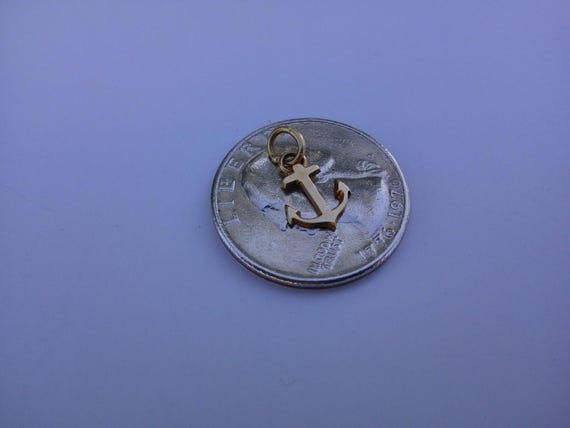 TINY ANCHOR Rare Authentic Edwardian 1910 Tiny 14… - image 12