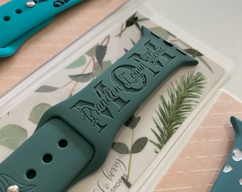 Custom order smartwatch band, replacement band, custom engraved watchband