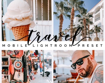 Vivid Travel Lightroom Mobile Preset | Muted Greens (DNG Download)