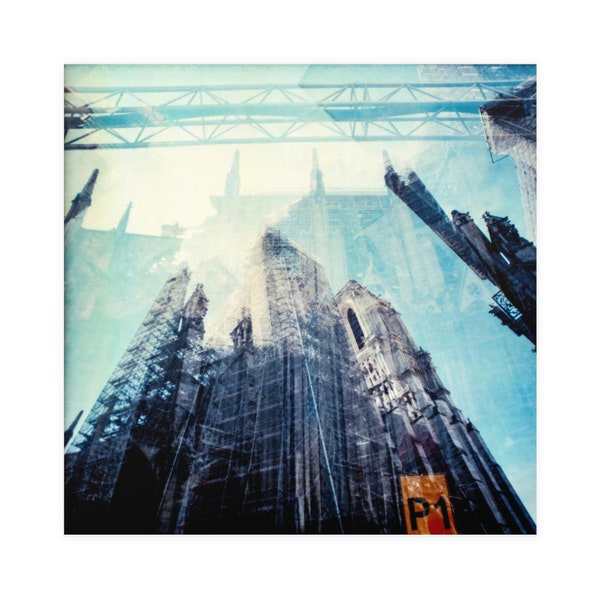 Notre Dame Paris - Lomography double exposure -Digital Download