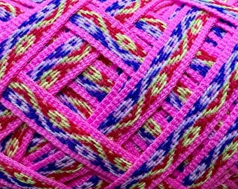 Pink Blue Red Geometric Ribbon , Geometric Trim Decorative , Sewing Jacquard Trim , Wholesale ribbon supplier