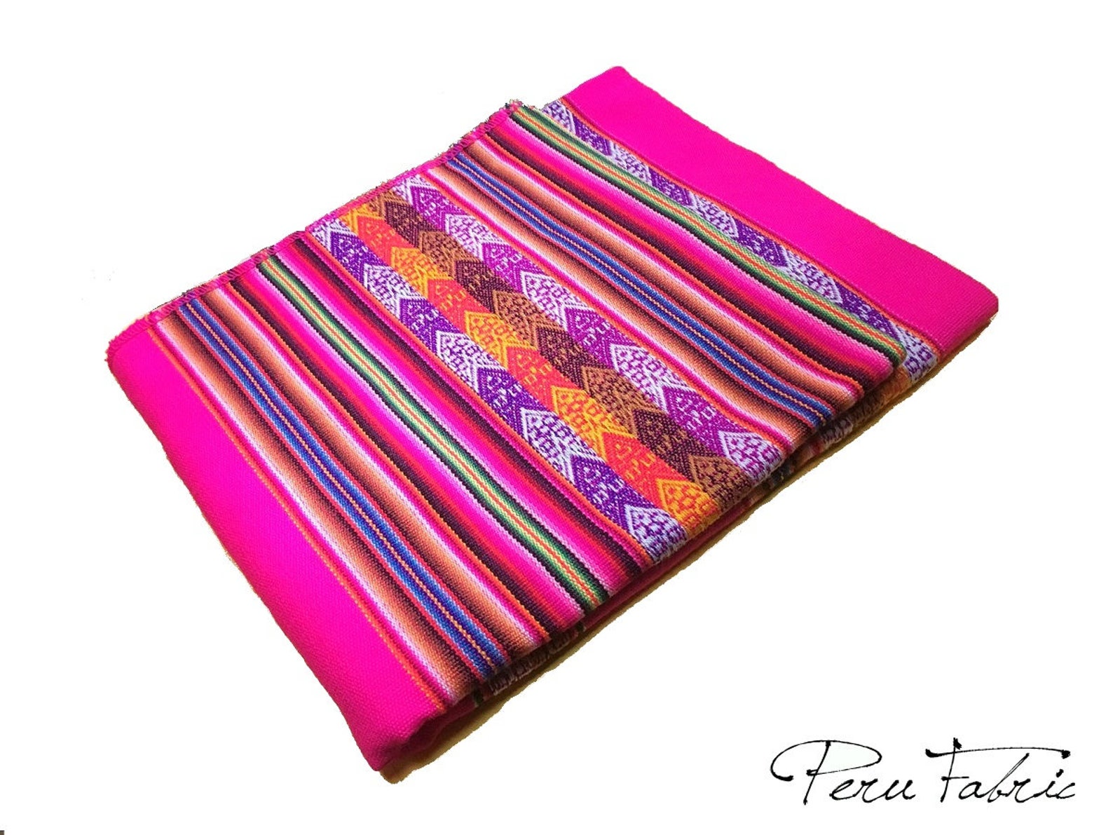 Peruvian Blanket Fuchsia Inca Design inca Blanket Peru Etsy
