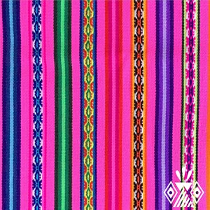 Wholesale Peruvian Fabric 10 Meters / Perfect for any craft project and Sewing Textile for cutains  / Jacquard Aguayo