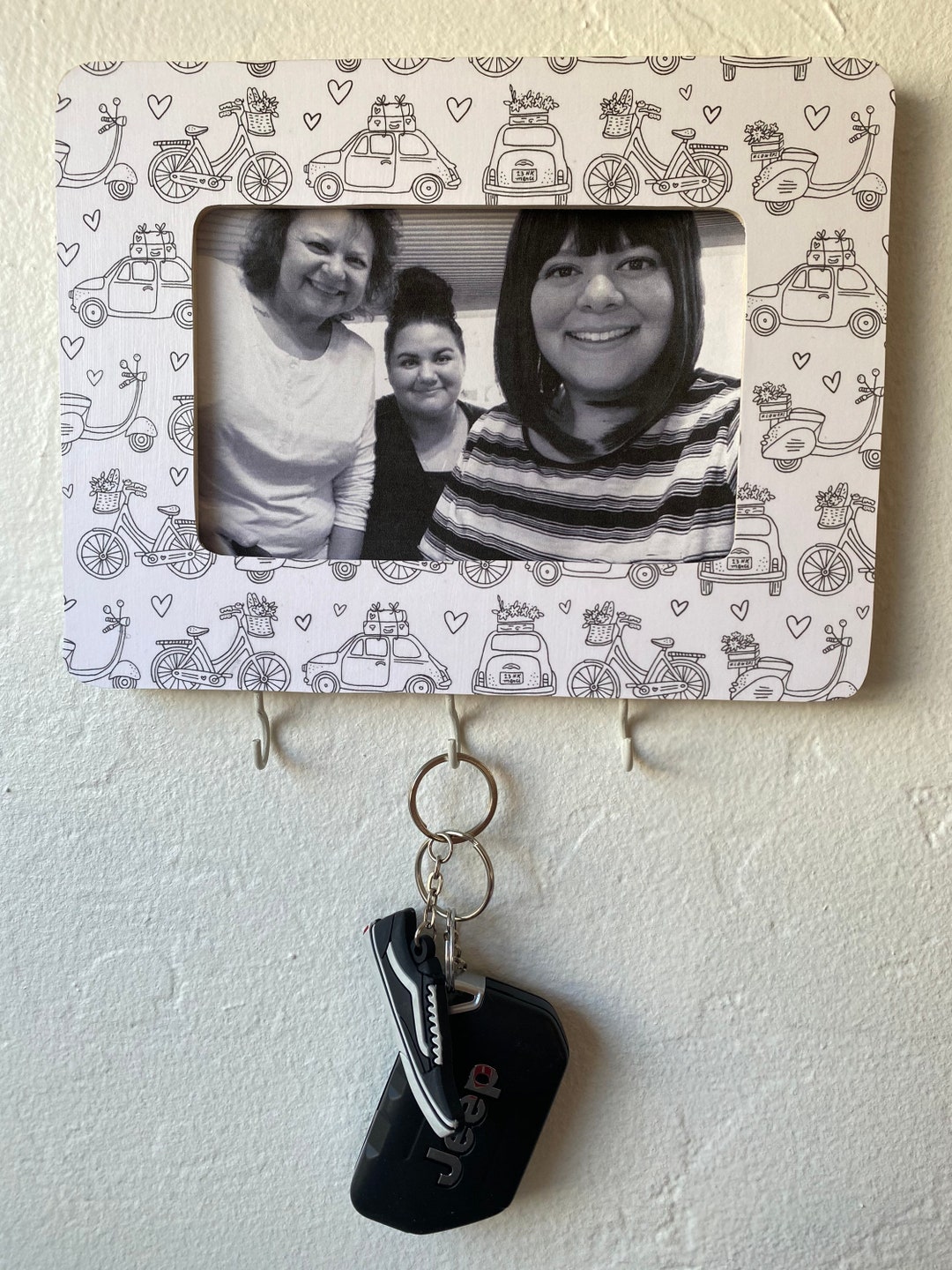 Picture Frame Key Holder Key Organizer Housewarming Gift. Etsy UK