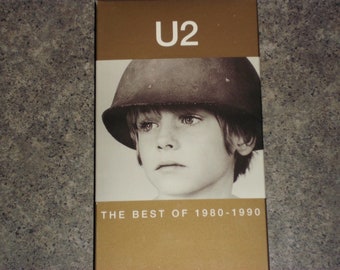 Vintage VHS Video - U2 - Best Of 1980-1990