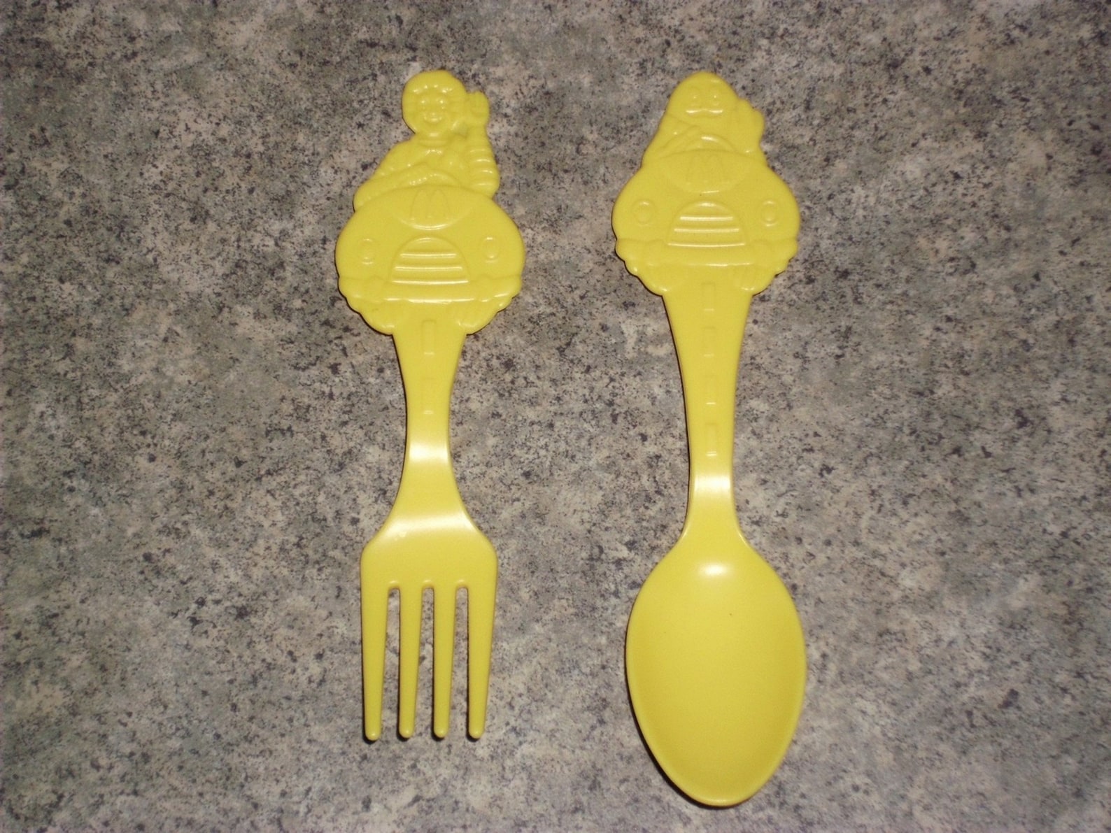 Vintage 80s Mcdonalds Fork / Spoon Etsy
