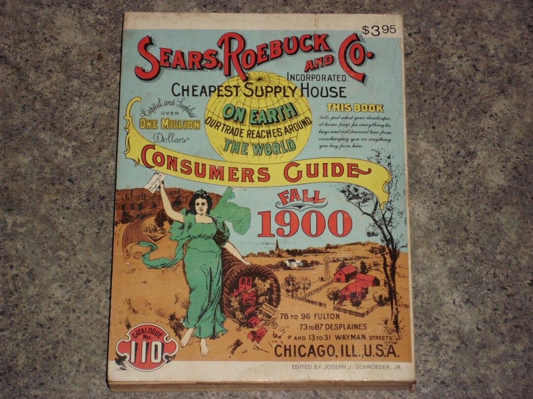 Sears Roebuck Co 1909 Fall Consumer Guide Catalog 118 Reprint 1979 Etsy