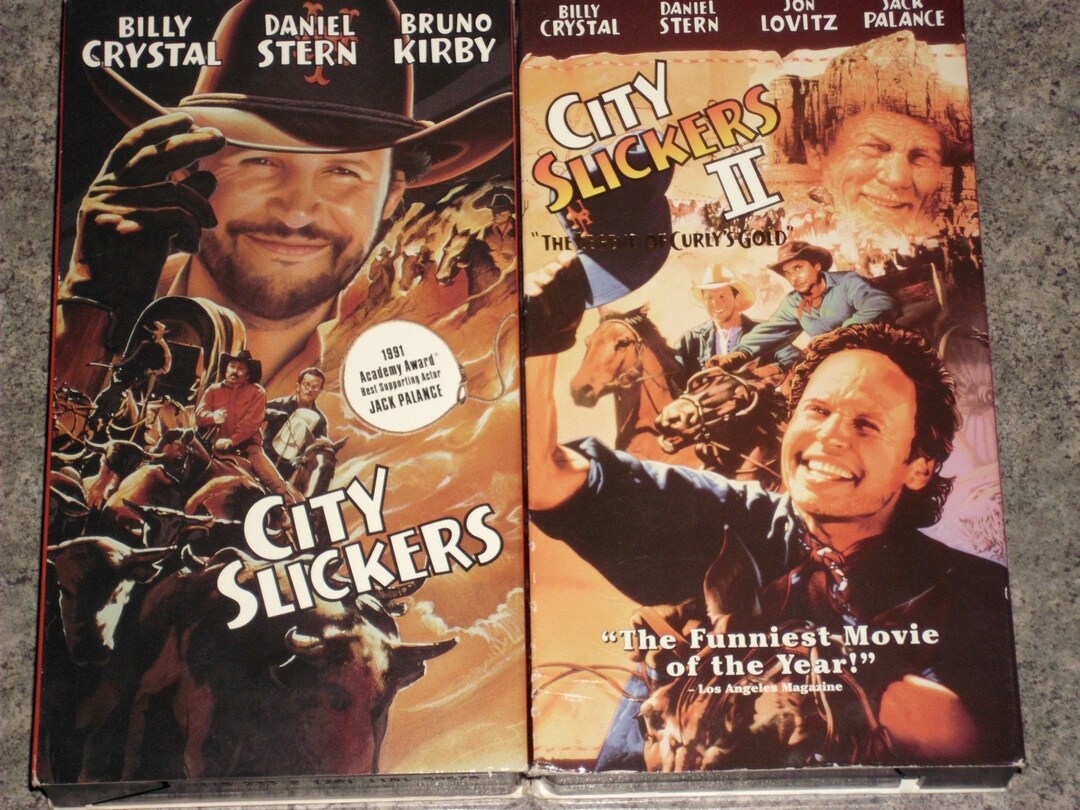 2 Vintage VHS Movie - City Slickers & CS Ll - Columbia