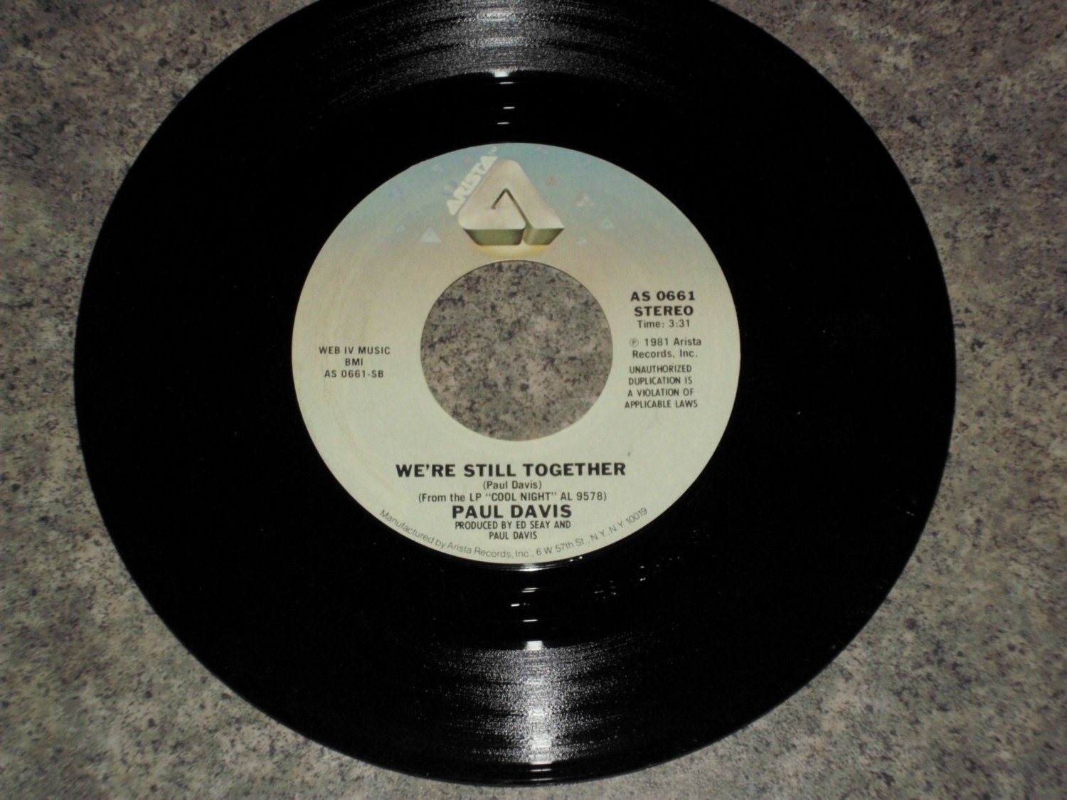 Vintage Paul Davis 65 Amorosa Arista 45 Rpm Vinilo Etsy Espana