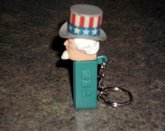 Vintage PEZ Dispenser - Uncle Sam Keychain - Etsy
