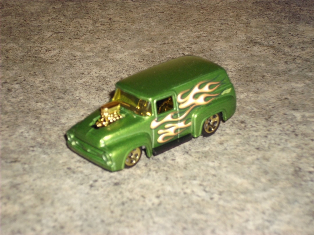 Hot Wheels '56 Ford F-100 Panel Truck Blue | eBay