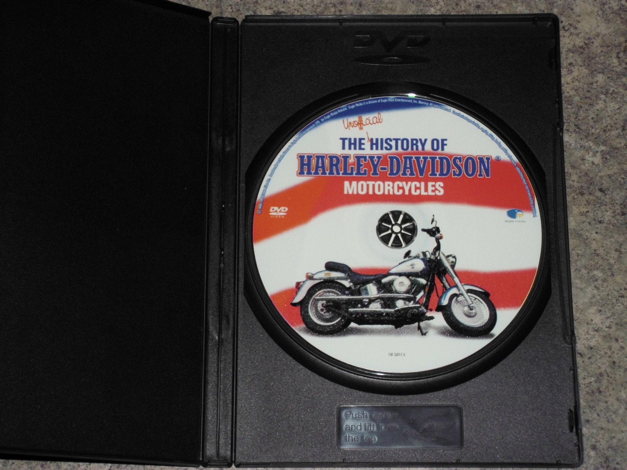 Vintage 90s DVD the History of Harley-davidson Motorcycles 