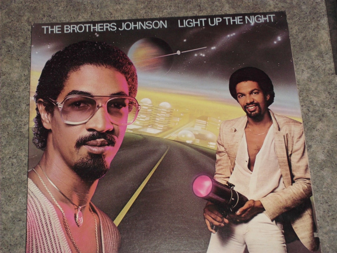 Vintage Vinyl Brothers Johnson Light Up The Night A&M 33 1/3 RPM LP