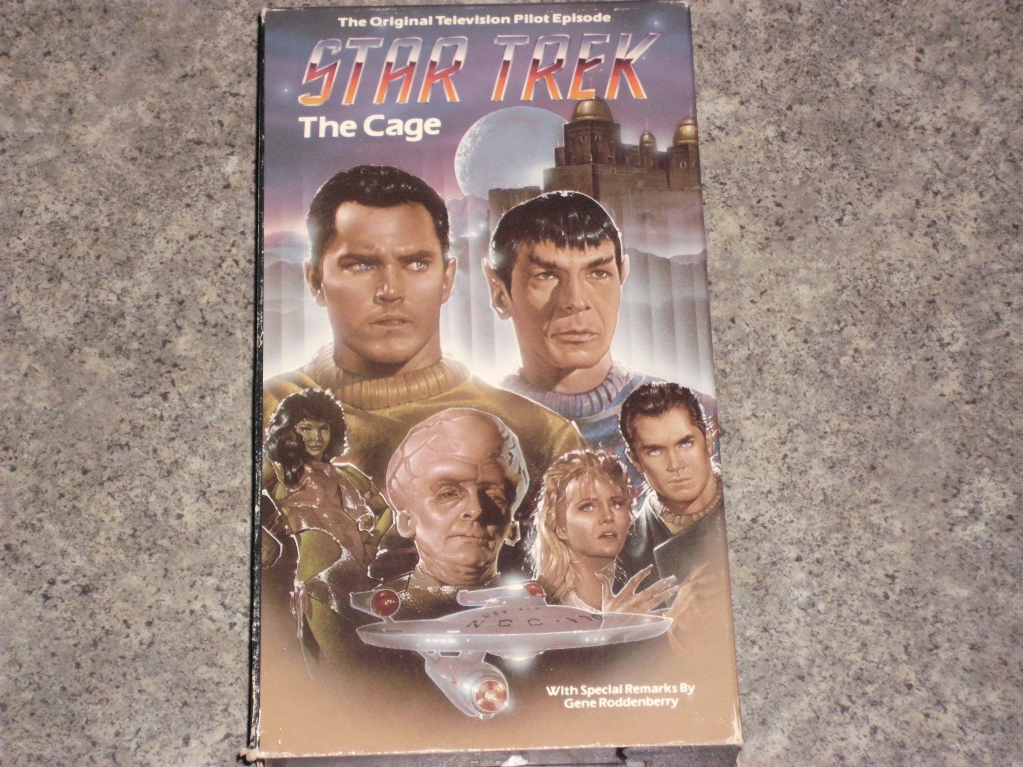 Vintage VHS Movie Star Trek the Cage Pilot Episode Etsy