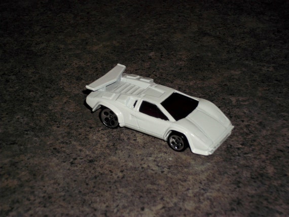 Jouet Ancien Hot Wheels Color Racers Lamborghini Countach Jeep Thunder Burner
