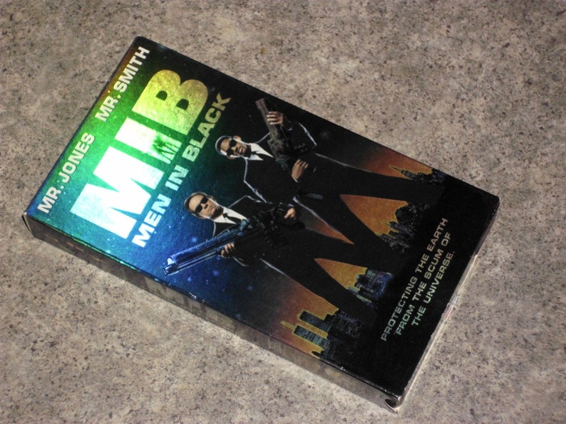 Vintage VHS Movie MIB Men in Black Mr. Jones Mr. Smith Etsy
