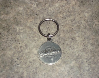 Vintage Gibson Guitar Keychain - Metal Key Fob