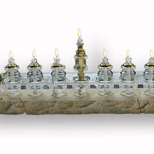 Menorah "Broken Stone"