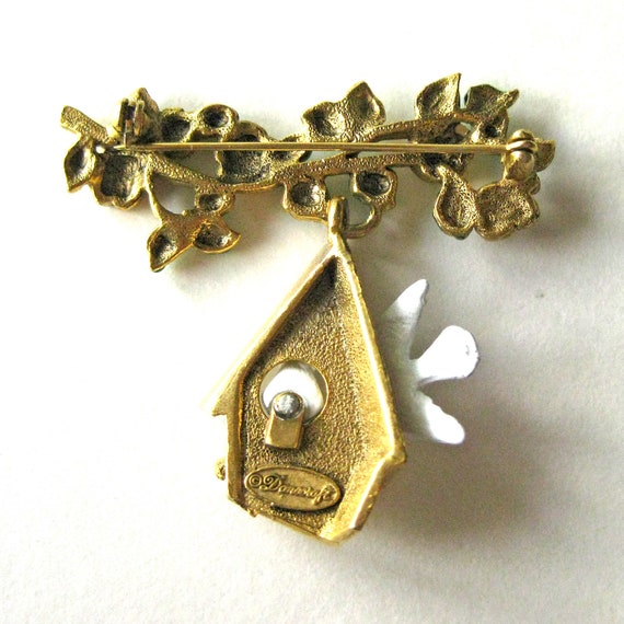 Danecraft Birdhouse Pin - Bird Pin - Dangle Pin -… - image 3