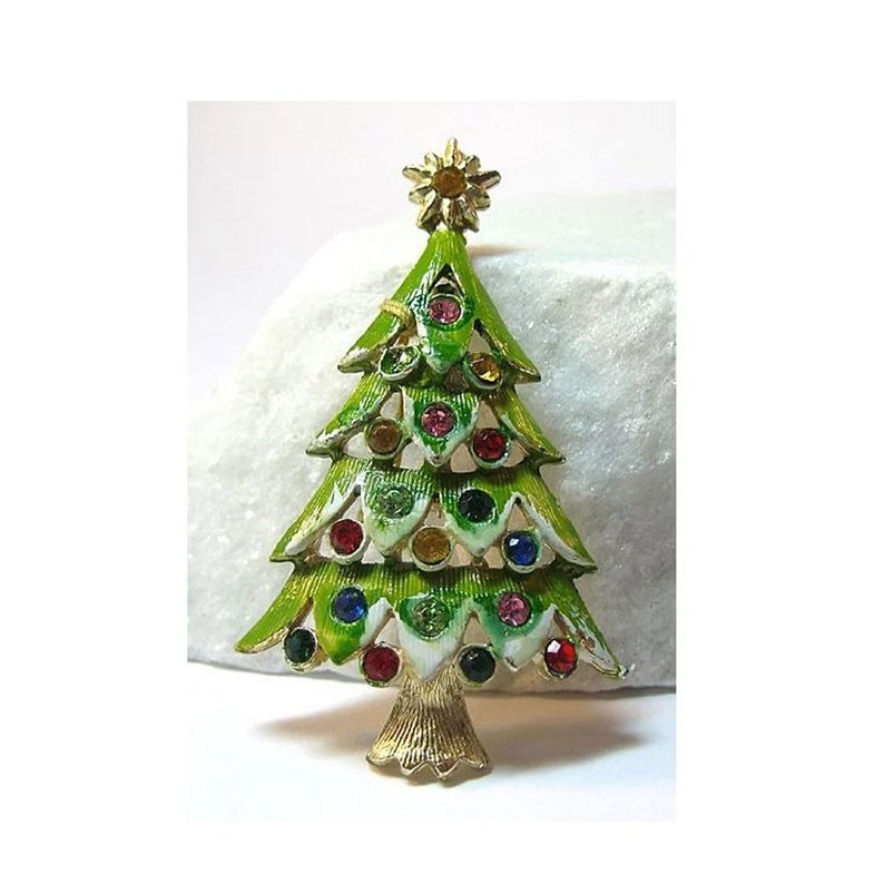 frosted christmas tree