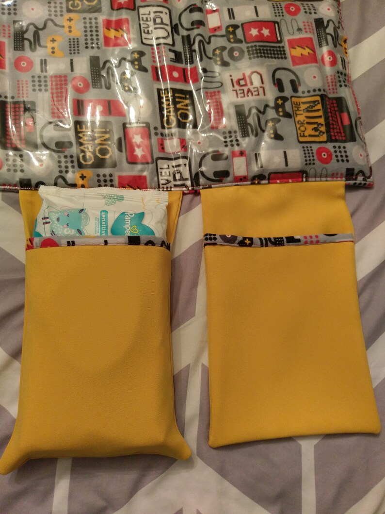 Gamer diaper change pad