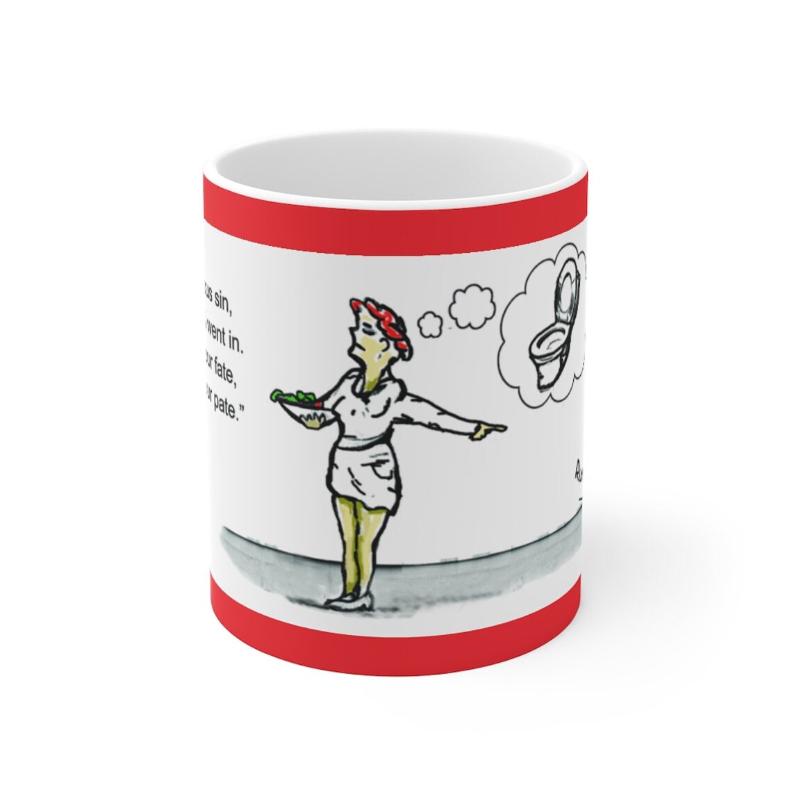 Toilet seat etiquette humorous mug Etsy