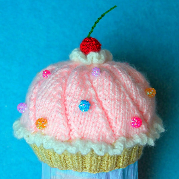 Knitting Pattern - Baby Cupcake Hat - Instant Download