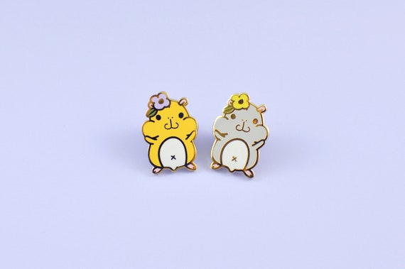 Hámster con esmalte de flores pin hamster amante regalo - Etsy México Hámster con esmalte de flores pin hamster amante regalo - Etsy México