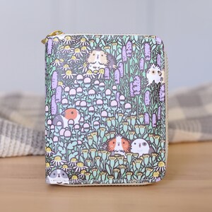 RIAH FASHION Floral Zip Around Wallet – Cute Plant & Paisley Print Clutch With 8 Card Slots & Phone Pocket