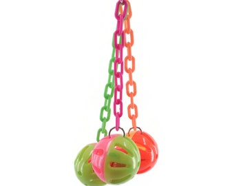 Rattle Battle - Colorful Hanging Bird Toy that Rattles