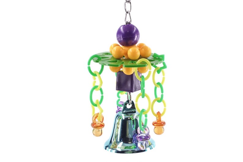Parakeet Cockatiel Lovebird Conure Humdinger Bell Small Bird Toy Parrot Toy