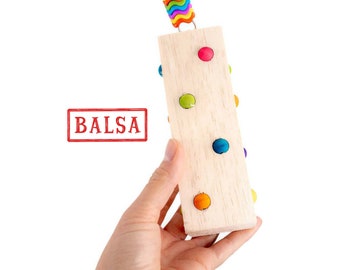 Balsa Dots Bird Toy for Small and Medium Parrots
