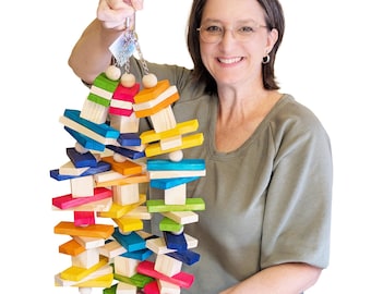 Slats All Bird Toy - for Medium to Large Parrots