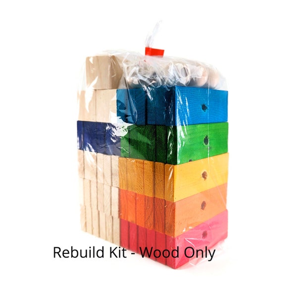 Wood Bird Toy Parts to Rebuild Our Slats All Bird Toy - for Medium to Large Parrots