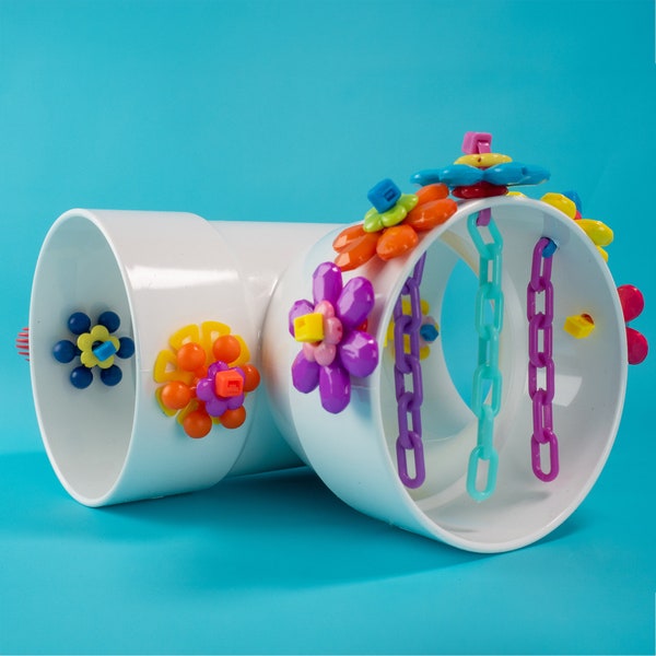 Table-top Adventure Tunnel -  Small Parrot Play Gym,  Activity Center for Birds