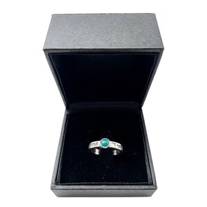 Shema Israel Ring with Turquoise in Sterling Silver, Engraved Hebrew Ring, December Birthstone, Jewish Prayer Jewelry, Handmade in Israel