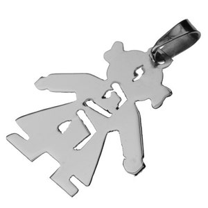 Joyería para niños, collar con nombre de niño, colgante con nombre hebreo de niña de plata de ley, mi primera joyería, regalos para niños de Israel