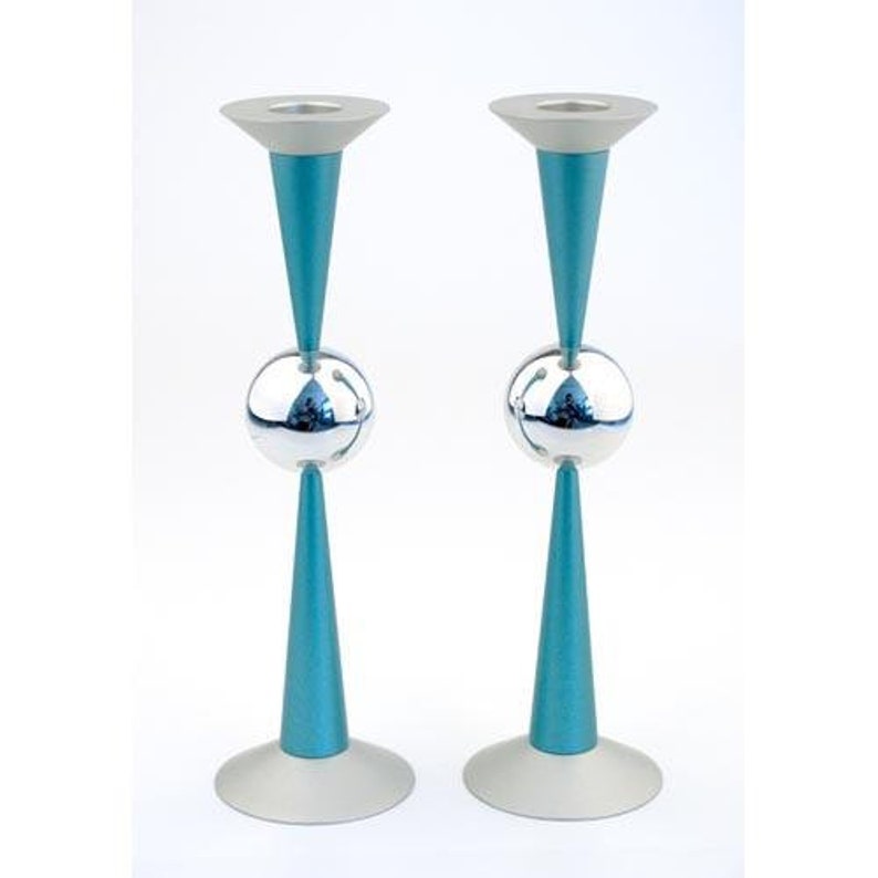 Modern Shabbat Candlesticks Unique Shabbat Candle Holder Etsy