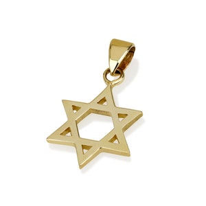 14K Gold Star of David