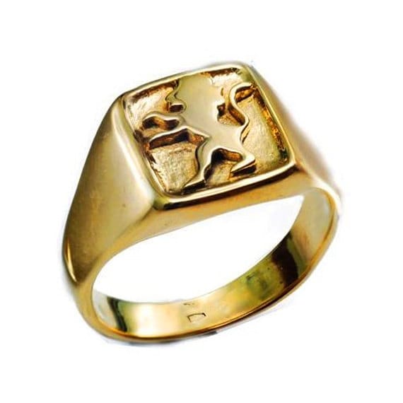 corruptie medeklinker Ik geloof Lion of Judah Ring Solid 14k Gold Ring Gold Lion Ring - Etsy Sweden