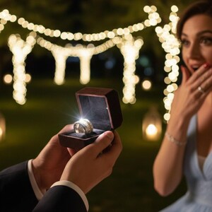 Diamond Hebrew wedding ring for Jewish marriage proposal