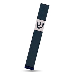 Modern Mezuzah Aluminum Case With Scroll For Door