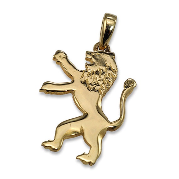Large solid 2024 gold pendant