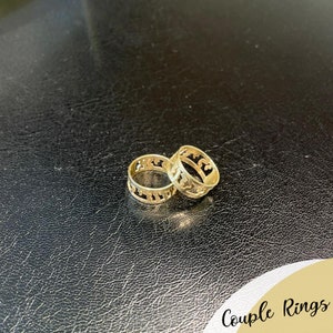 Hebrew Wedding Ring, 14k Gold Ani Ledodi Ring, Cutout Hebrew Ring, Ani ...
