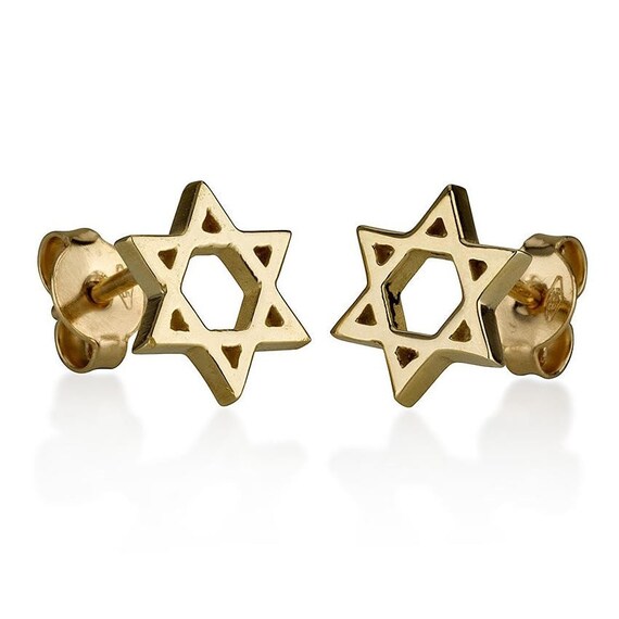Star of david stud best sale earrings