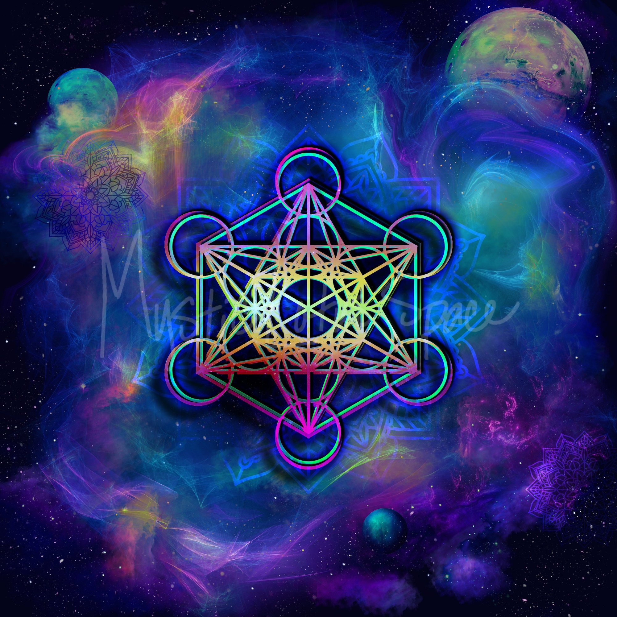 zalati Heilige Geometrie Wall Art Houten Crystal Grid Meditatie zalati Heilige Geometrie Wall Art Houten Crystal Grid Meditatie