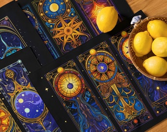 Art Nouveau Astrological Placemat Set Two