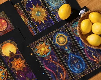 Art Nouveau Astrological Placemat Set One