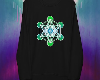 Bio Metatron's Cube Neon Sweatshirt