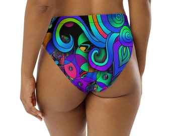 Art Goddess High-Waisted Festival Bottom